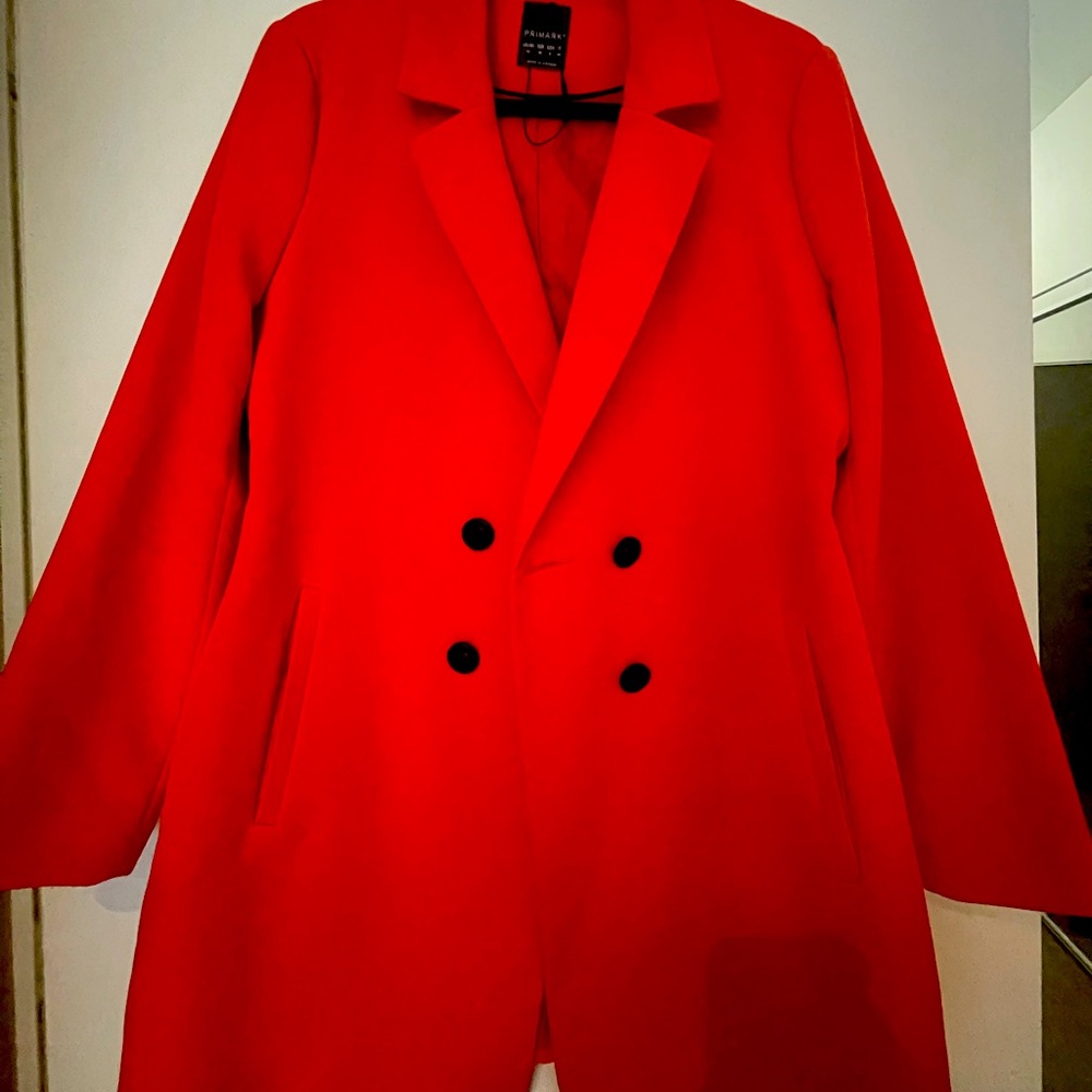 Orange Blazer Dress